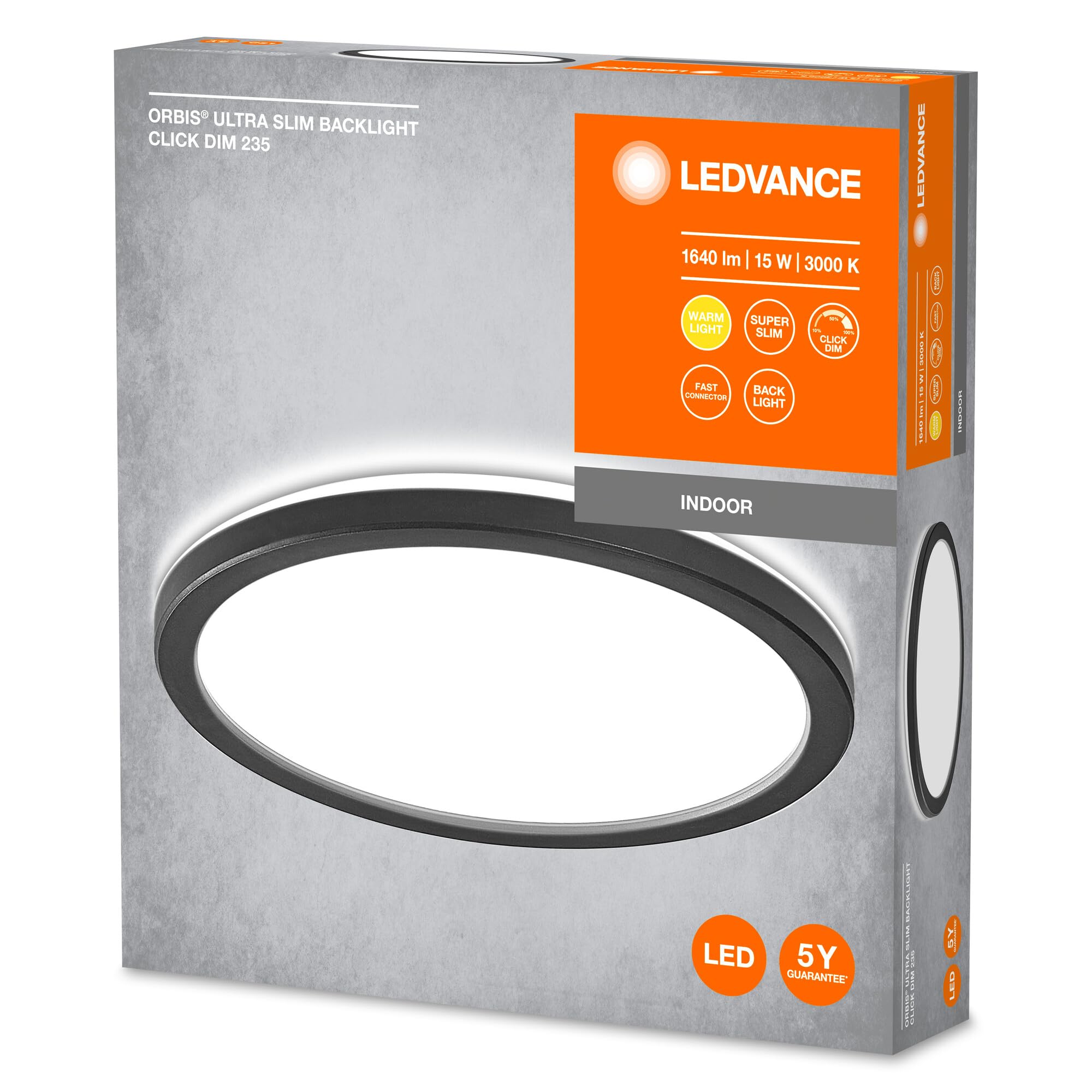ledvance-orbis-ultra-slim-deckenleuchte-235mm-schwarz-15w-3000k image 8