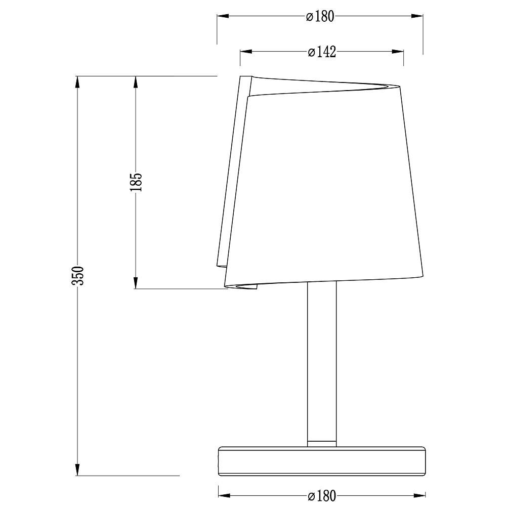 deko-light-twister-gips-tischleuchte-g9-max-25w-18-x-h-35-cm-wei-mit-rotem-kabel image 2