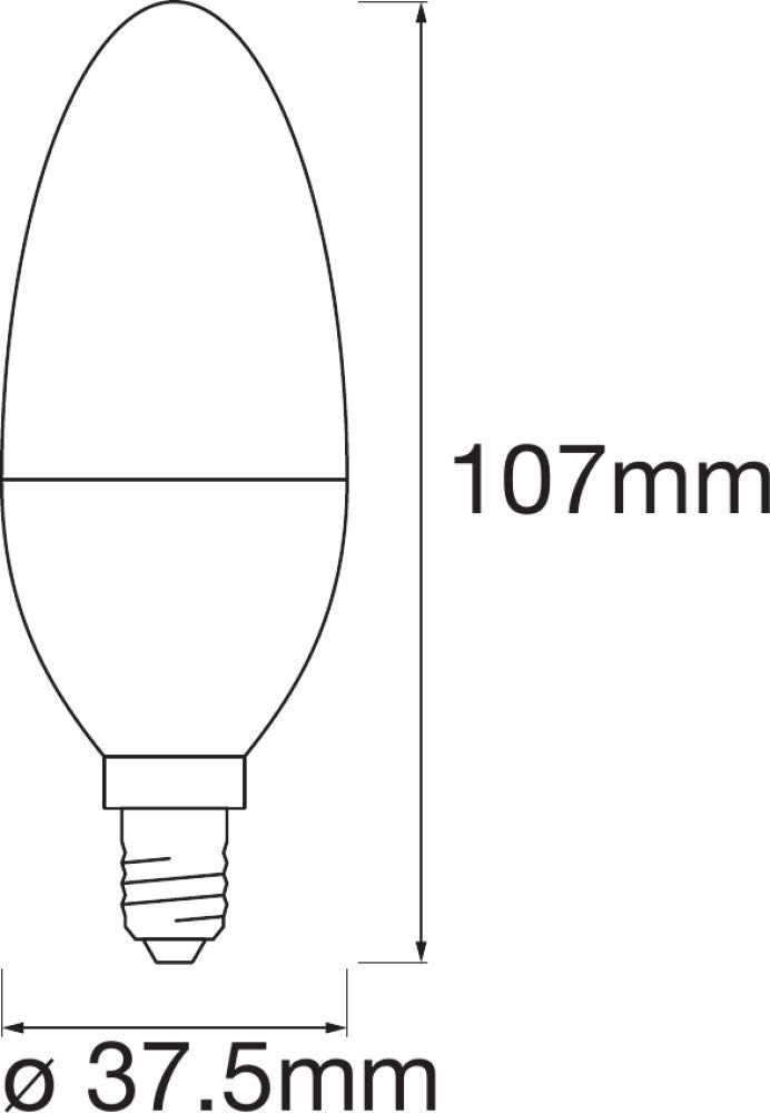 ledvance-smart-wifi-candle-multicolour-led-lampe-e14-dimmbar-rgb image 3