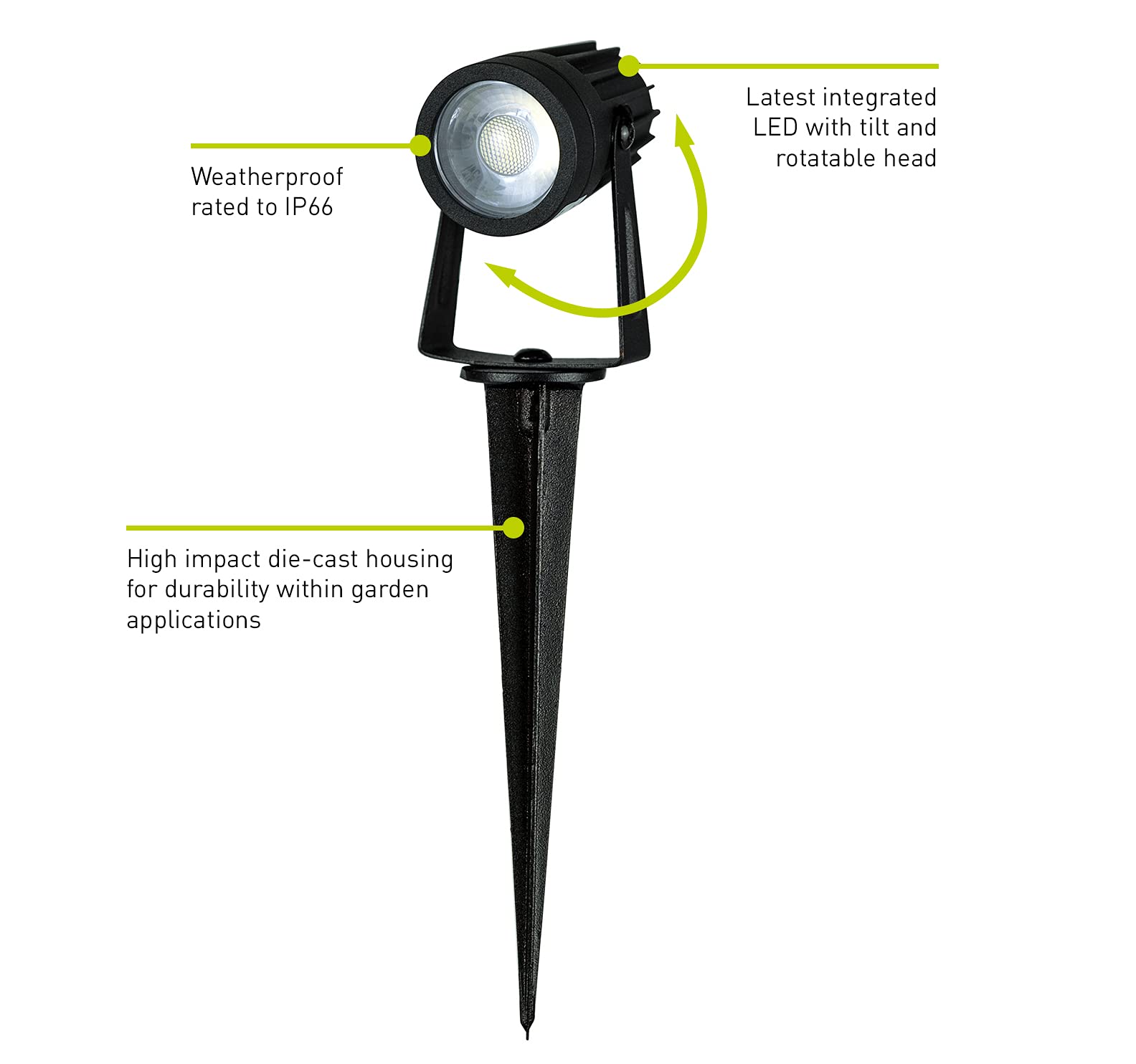 luceco-led-gartenstrahler-mit-erdspie-ip66-3w-200-lumen image 5