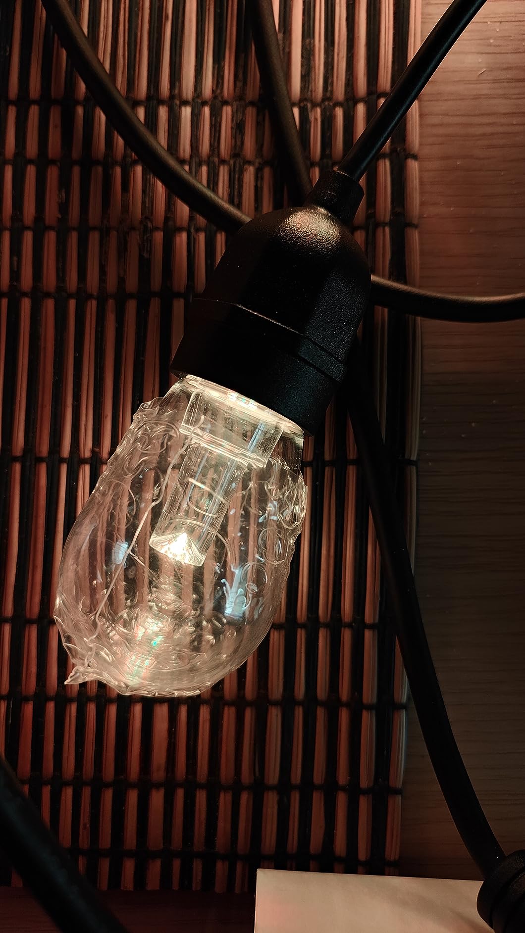 Schönes Licht, aber eine Lampe defekt