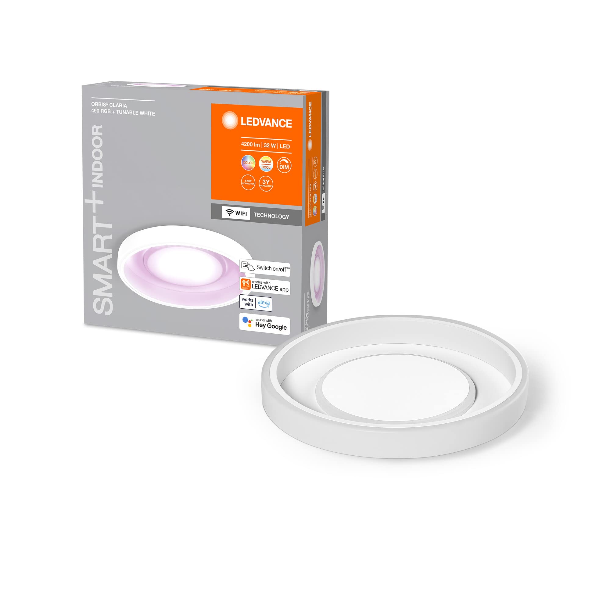 ledvance-smart-orbis-claria-wifi-deckenleuchte-32w-rgb-490mm image 1