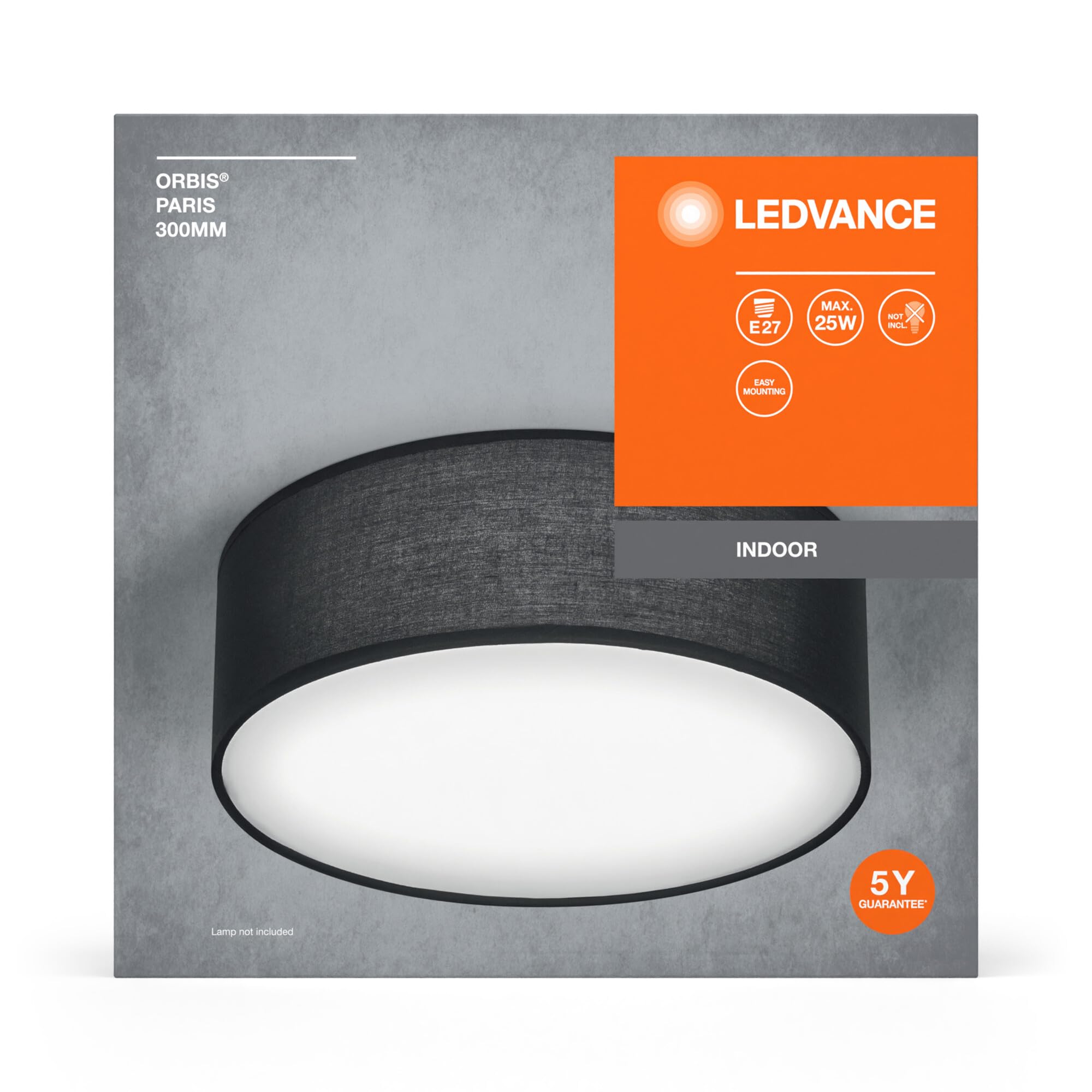 ledvance-orbis-paris-deckenleuchte-300-mm-schwarz-e27-stoffschirm-rund-ip20-f-r- image 8