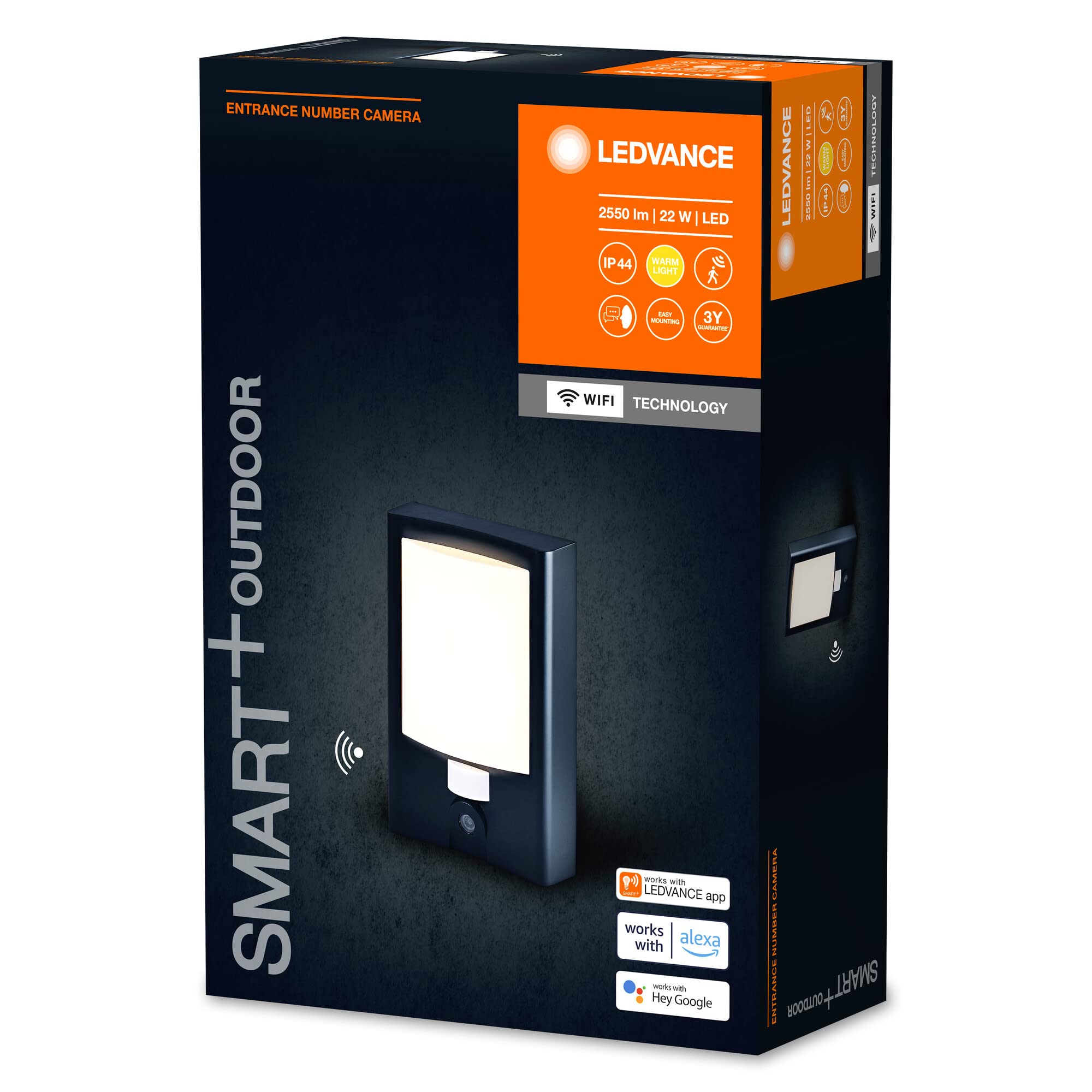 ledvance-smart-outdoor-wandleuchte-mit-kamera-hausnummer-und-lautsprecher-3000k- image 6