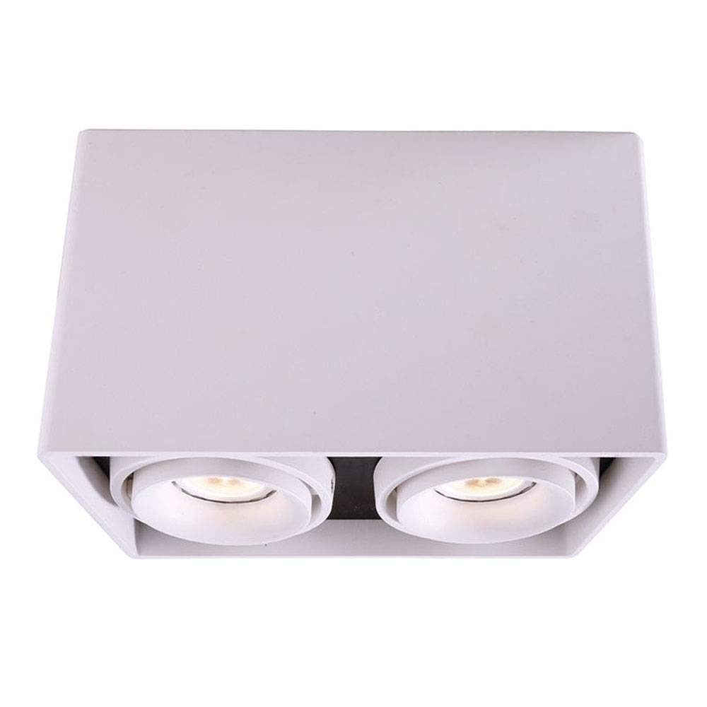 deko-light-mona-ii-deckenaufbauleuchte-2x-gu10-wei-22cm image 1