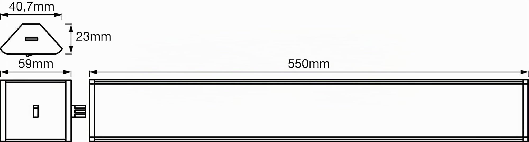 ledvance-cabinet-led-corner-unterbauleuchte-50cm-warmwei-sweep-sensor image 3