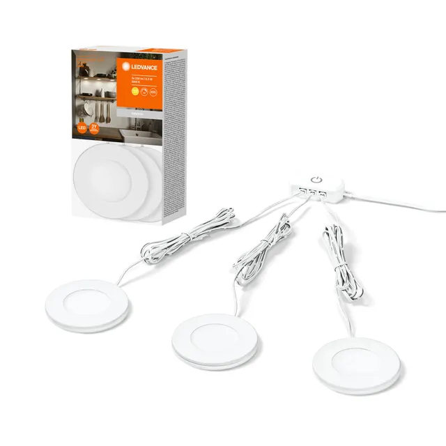 ledvance-unterschrankleuchte-75mm-3000k-3er-set-8-5w-warmwei image 1