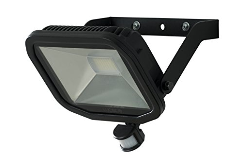 luceco-guardian-slim-led-flutlichtstrahler-38w-3000k-pir-sensor-ip44-schwarz image 7