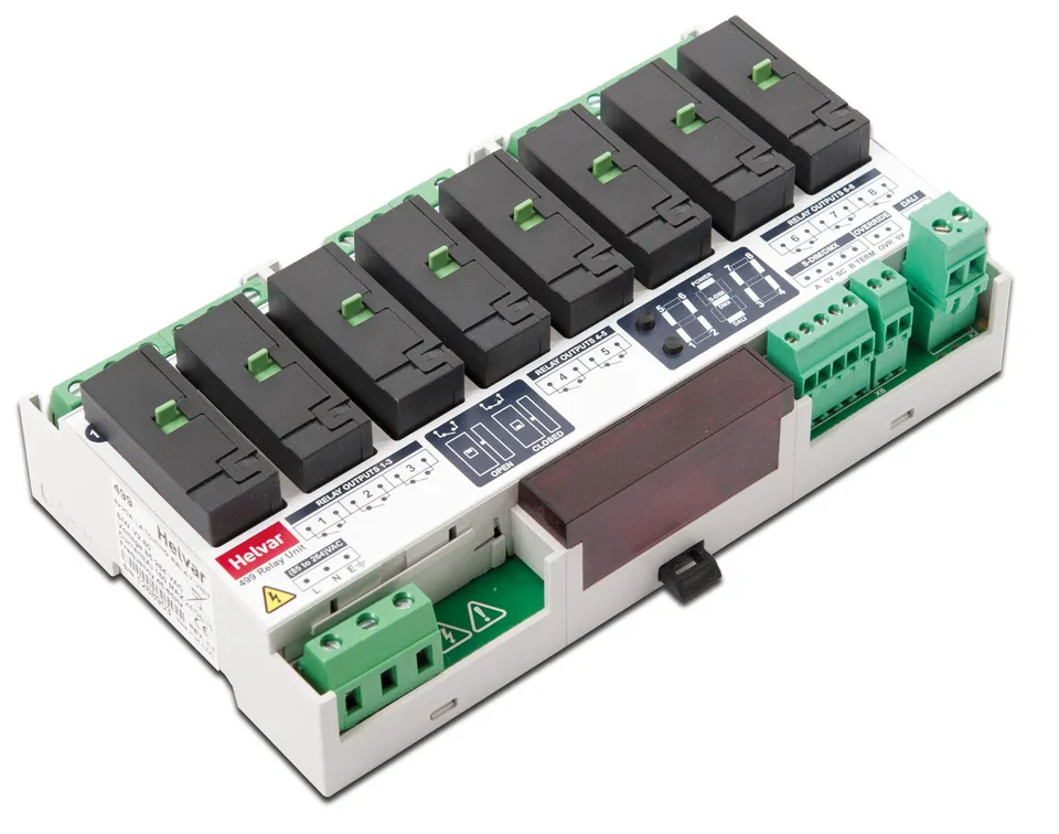 helvar-499-8-x-20a-latching-relay-unit-relaisstation image 1